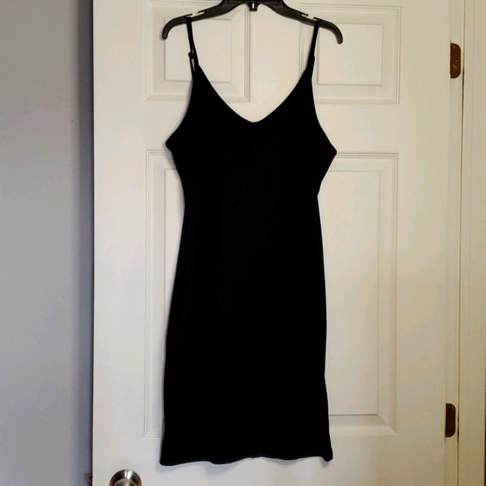 Ribbed black Dress